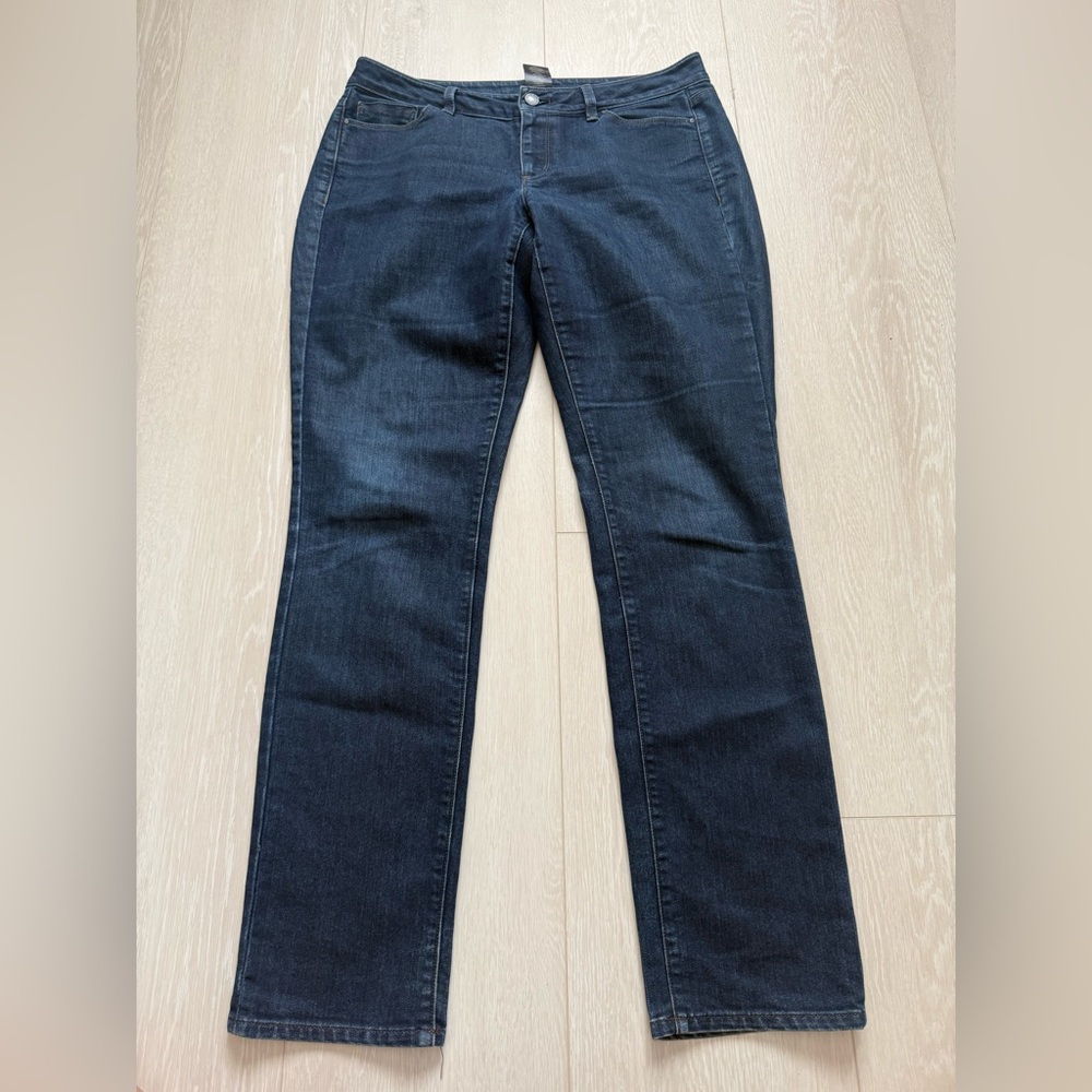 Ann Taylor Dark Denim Blue Curvy Jeans